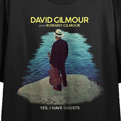 Juniors' David Gilmour I Have Ghosts Cropped Graphic Tee