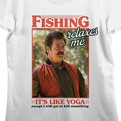 Juniors' Parks & Recreation Ron Graphic Tee