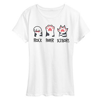 Women's Rock Paper Claws Graphic Tee