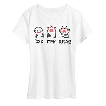 Women's Rock Paper Claws Graphic Tee