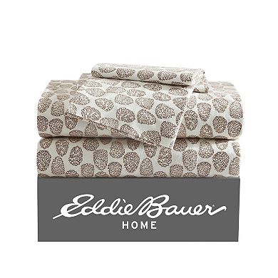 Eddie Bauer Winter Print Flannel Sheet Set