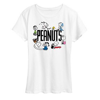 Women's Peanuts Group Logo Graphic Tee