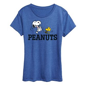 Women's Peanuts Snoopy And Woodstock Graphic Tee