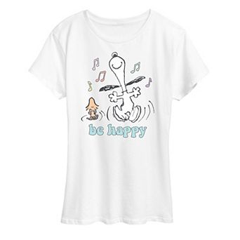 Women's Peanuts Be Happy Graphic Tee