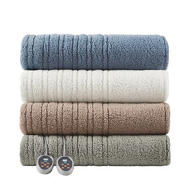 Sleep Philosophy Sherpa Electric Heated Blanket