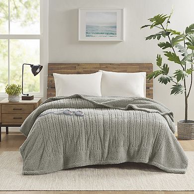 Sleep Philosophy Sherpa Electric Heated Blanket
