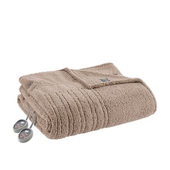 Sleep Philosophy Sherpa Electric Heated Bed Blanket