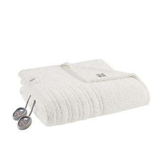Sleep Philosophy Sherpa Electric Heated Bed Blanket