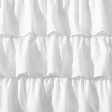 Betsey Johnson Solid Microfiber Ruffled Bedskirt