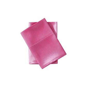 Betsey Johnson Solid Satin Pillowcases Set