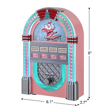 Mr Christmas Retro Jukebox Table Decor