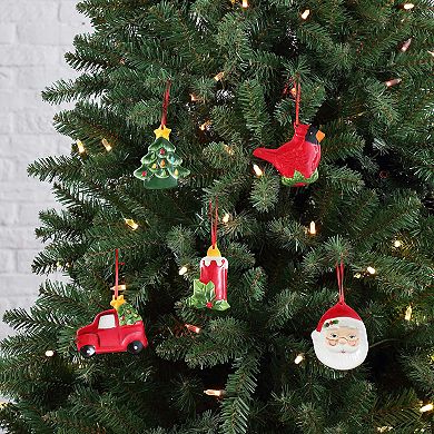 Mr Christmas 5-pc. Ceramic Vintage Ornaments Set