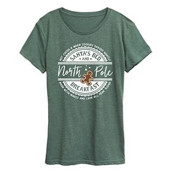 Women's North Pole Bed And Breakfast Graphic Tee