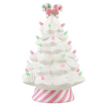 Mr Christmas Nostalgic Ceramic Lit Candy Cane Tree
