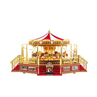 Mr Christmas 90th Anniversary Collection World's Fair Boardwalk Carousel