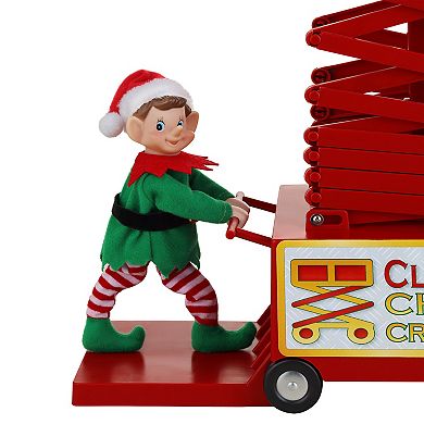 Mr Christmas Animated Light Skin Tone Santa's Lift