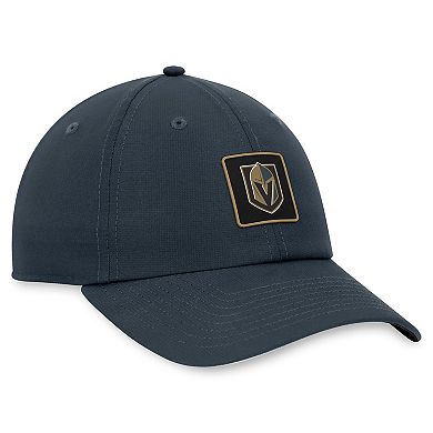 Men's Fanatics Branded Gray Vegas Golden Knights Authentic Pro Rink Adjustable Hat