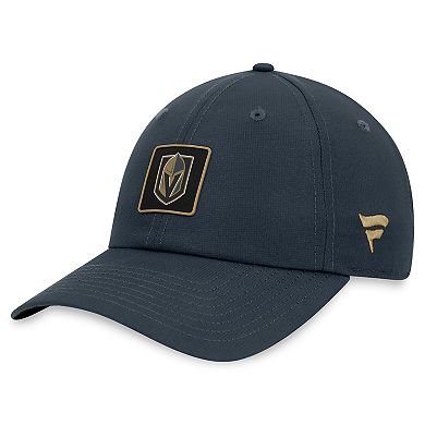 Men's Fanatics Branded Gray Vegas Golden Knights Authentic Pro Rink Adjustable Hat