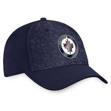 Men's Fanatics Branded  Navy Winnipeg Jets Authentic Pro Rink Flex Hat