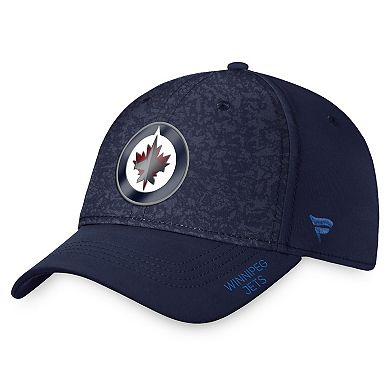 Men's Fanatics Branded  Navy Winnipeg Jets Authentic Pro Rink Flex Hat