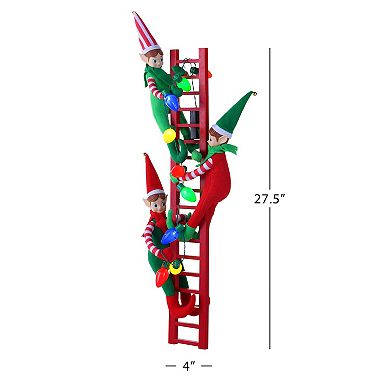 Mr. Christmas LED Light Skin Tone Elves Tree Trimmer