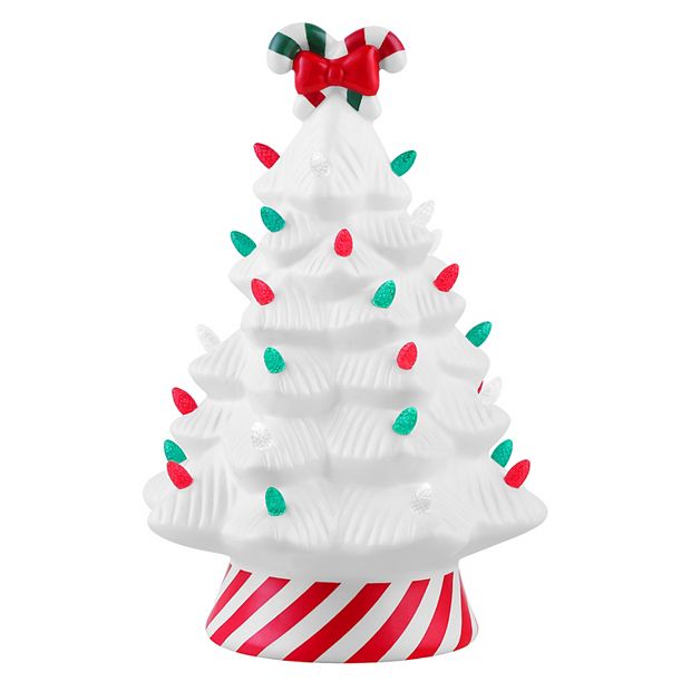Mr. Christmas Nostalgic Ceramic Lit Candy Cane Tree