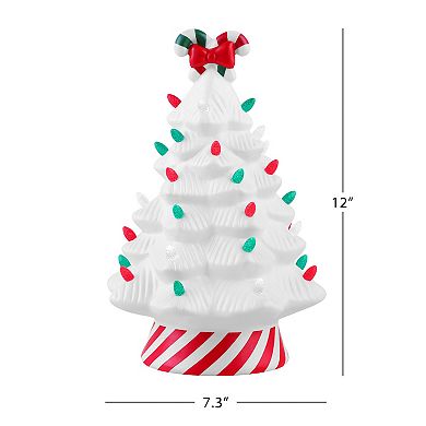 Mr. Christmas Nostalgic Ceramic Lit Candy Cane Tree