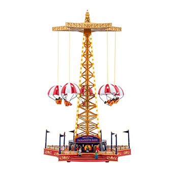 Mr Christmas World's Fair Parachute Ride Table Decor