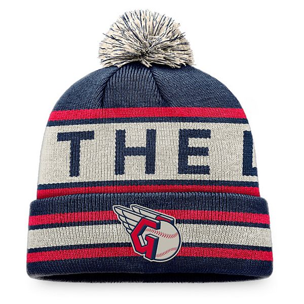 Men's Fanatics Branded Navy/Natural Cleveland Guardians Hometown Slogan