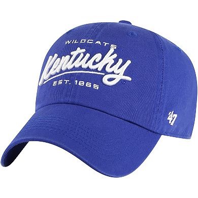 Women's '47 Royal Kentucky Wildcats Sidney Clean Up Adjustable Hat