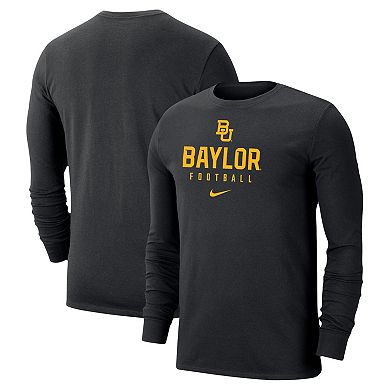 Men's Nike  Black Baylor Bears Changeover Performance Long Sleeve T-Shirt