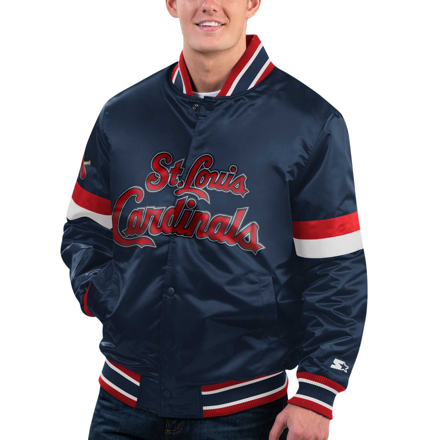 Los Angeles Angels Varsity Satin Full-Snap Jacket