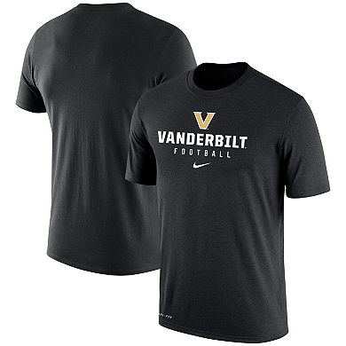 Men's Nike Black Vanderbilt Commodores Performance  T-Shirt