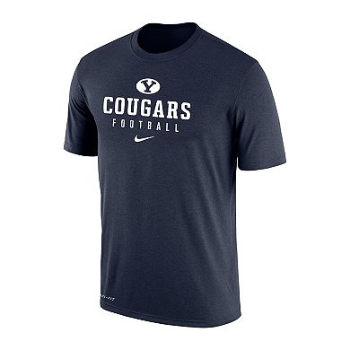 Men's Nike Navy BYU Cougars Changeover Performance T-Shirt