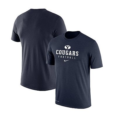 Men's Nike Navy BYU Cougars Changeover Performance T-Shirt