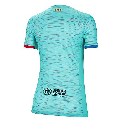 Women's Nike  Aqua Barcelona 2023/24 Third Replica Jersey