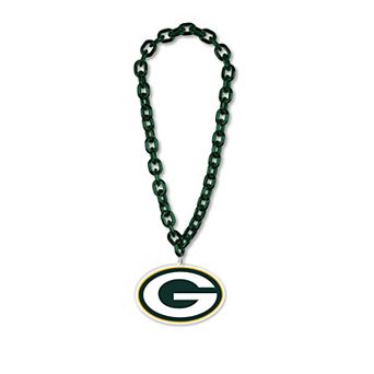 WinCraft Green Bay Packers Big Chain Logo Plastic Necklace