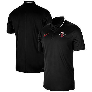 Men's Nike Black San Diego State Aztecs 2023 Sideline Coaches Performance Polo
