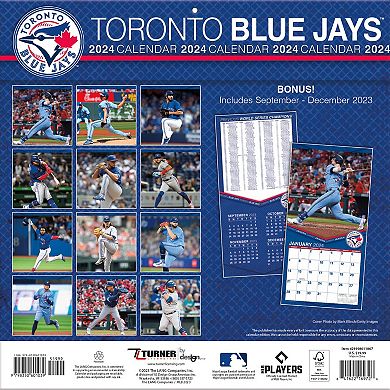 Toronto Blue Jays 2024 12'' x 12'' Team Wall Calendar