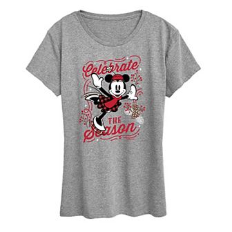 Women's Minnie Celebrate The Season Graphic Tee