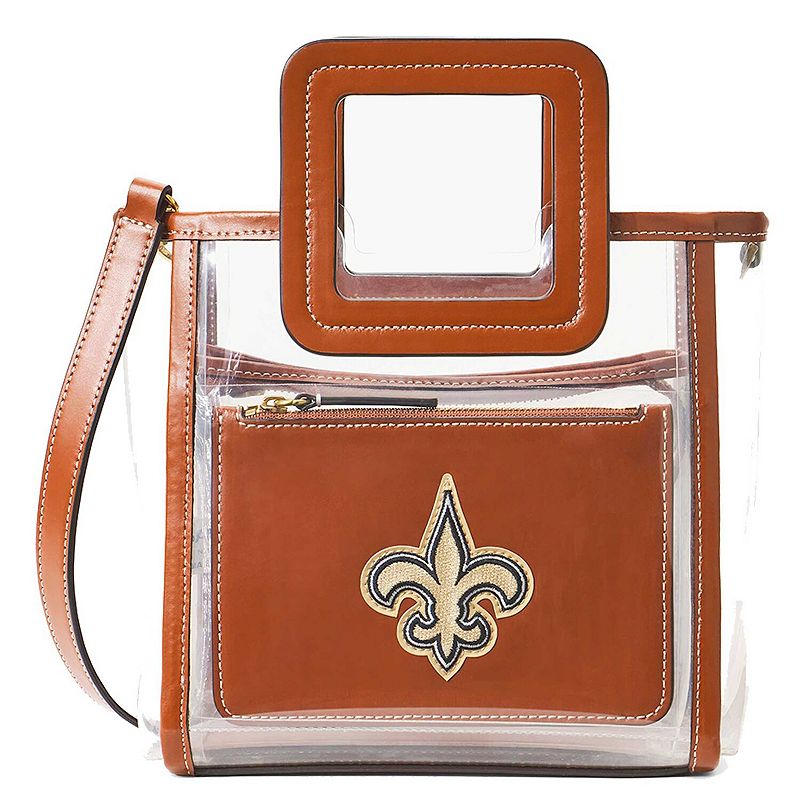 Women's STAUD  New Orleans Saints Clear Mini Shirley Bag, Team