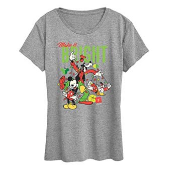 Disney's Mickey Mouse Women's Make It Bright Graphic Tee