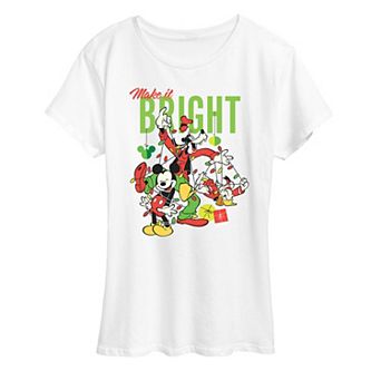 Disney's Mickey Mouse Women's Make It Bright Graphic Tee