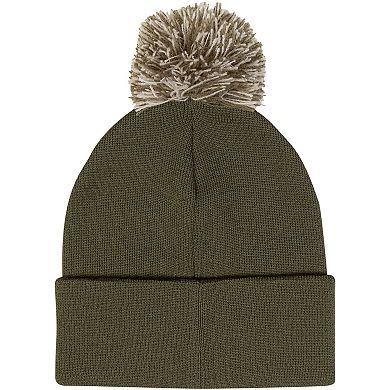 Men's Under Armour Green Texas Tech Red Raiders Freedom Collection Cuffed Knit Hat with Pom