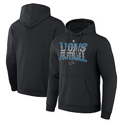 Men's Starter Barry Sanders Gray Detroit Lions Captain Pullover Hoodie Size: Large