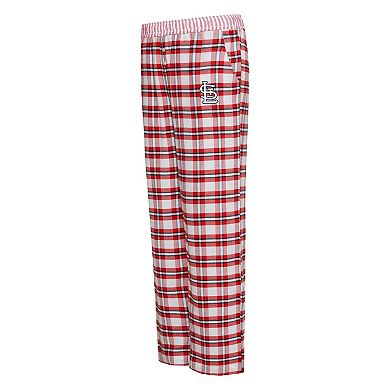 Women's Concepts Sport Red/Navy St. Louis Cardinals Sienna Flannel Sleep Pants