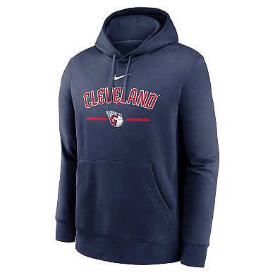 Men's Nike Navy Cleveland Guardians Local Baseball Club Over Shoulder ...