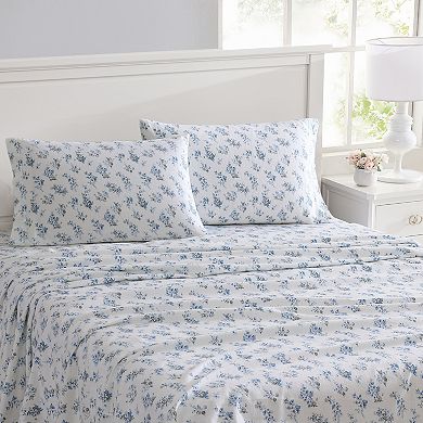 Laura Ashley Ashfield Printed Percale Sheet Set