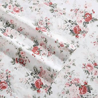 Laura Ashley Ashfield Printed Flannel Sheet Set