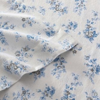 Laura Ashley Ashfield Printed Flannel Sheet Set